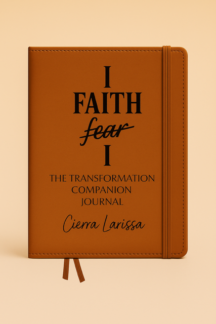 Faith over fear: The Transformation Companion Journal | Hardcover - Available 10.16.2025